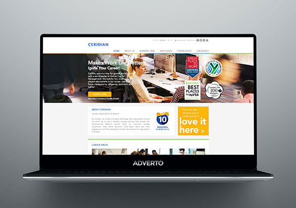 Ceridian Career Site by Adverto