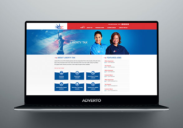 Liberty Tax Service Career Site by Adverto