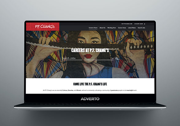 P.F Chang's Career Site by Adverto